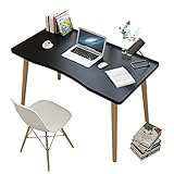 Bureau minimaliste : Ce bureau d'ordinateur ergonomique et moderne présente des lignes simples et un plateau raffiné. Idéal pour un salon, une chambre, un bureau ou un espace de travail, il s'intègre parfaitement à tous les styles de décoration et crée un environnement de vie et de travail harmonieux.