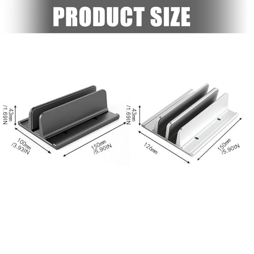 Soporte universal ajustable de aluminio para laptops y tablets miniatura 3