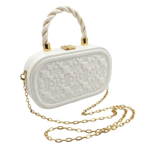 Sushmaa Bags Elegant Women’s Stylish Clutch Purse with Chain Strap & Braided Handle Wear For Office & Party-image-13