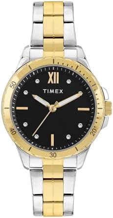 TIMEX Analog Watch for Women Available in Multicolor Dial & Silver Stainless Steel Bracelet Band - Water Resistant Wrist Watches