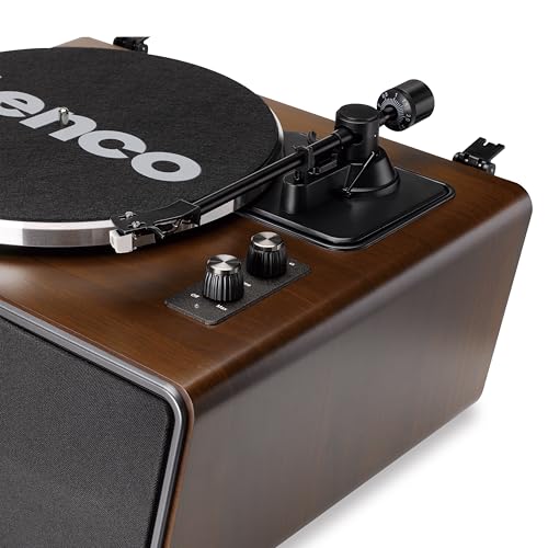 Lenco LS-470WA Platine Vinyle Tout-en-Un avec Haut-Parleurs Intégrés (80W), Bluetooth, Entraînement par Courroie, et Cellule Audio Technica – Finition Noix Élégante - Les Beatles, Paul McCartney, John Lennon, RIngo Starr, George Harrison Lenco LS-470WA Platine Vinyle Tout-en-Un avec Haut-Parleurs Intégrés (80W), Bluetooth, Entraînement par Courroie, et Cellule Audio Technica - Finition Noix Élégante – Image 6