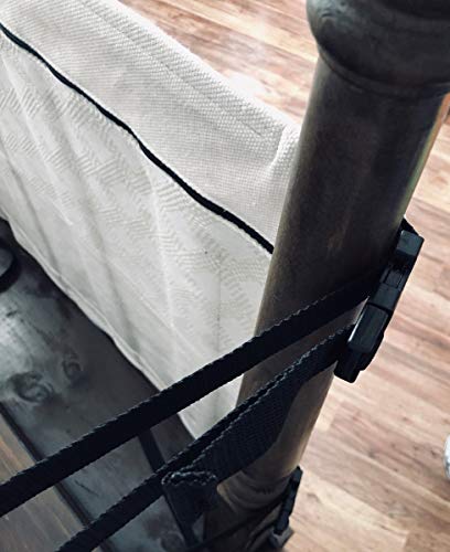 The Stair Barrier Baby And Pet Gate: No-Drill Portable Banister To Banister Baby Gates - Safety Gates For Kids Or Dogs - Fabric Baby Gate For Stairs With Banisters 36"-42" Inch #TOP7