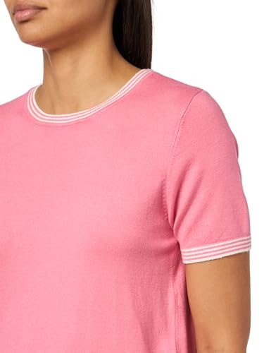 Image of Nautica Women's Crew Neck Solid Short Sleeve Sweater