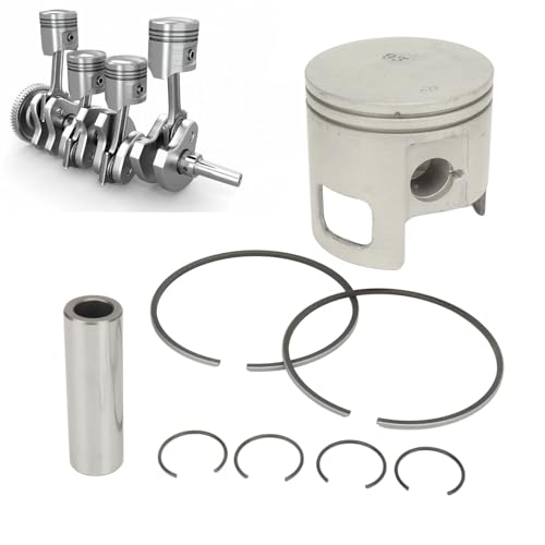 Kit de Pistão para Motor de Barco, Liga de Metal à Prova de Ferrugem, Substituição Direta 66T 11631