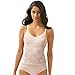 Bali Women's Shapewear Lace 'N Smooth Cami, Rosewood, Large