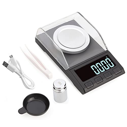 Báscula digital portátil de precisión 0.001 g 100g miniatura 4