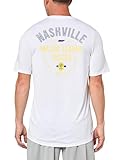 adidas Men's Nashville Soccer Club MLS Short Sleeve T-Shirt, White Small Logo, X-Small