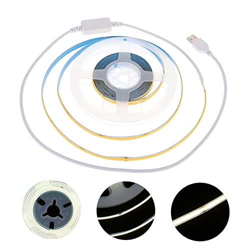 OSALADI 4 Pcs Cob Tira De Luz Suave Luzes De Tira Led Luz Led Luz De Fita Led Luz De Tira Led Luz De