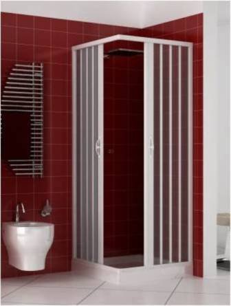ROLLPLAST PINTO Kabina prysznicowa z tworzywa sztucznego PVC 1000x1000 mm mod. Acquario z otworem centralnym
