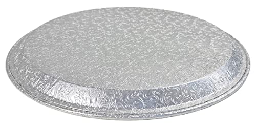 Pactogo 16 Inch Round Flat Aluminum Foil Cater Trays With Clear Dome Lids - Disposable Stackable Serving Platters For Parties thumb #7