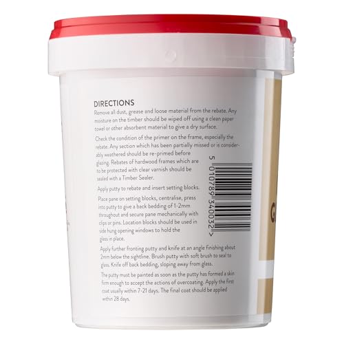 Bartoline Linseed Oil Glazing Putty 2kg - Multi-Purpose Window & Frame Sealant - Ideal for Wood & Metal Frames - Image 2