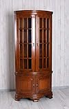 vitrine mahagoni gebraucht ECKVITRINE 