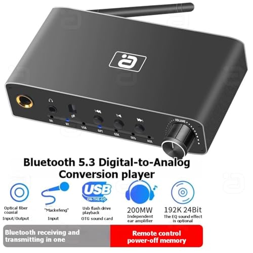 Transmisor Bluetooth 2 en 1 para ver televisión nocturna con auriculares sin cables 4