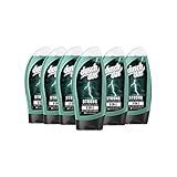 Ph-hautneutrales Duschgel Duschdas 2-in-1 Duschgel & Shampoo Strong Duschbad mit erfrischendem Teebaumduft dermatologisch getestet, 6 x 250 ml, 1500 ml