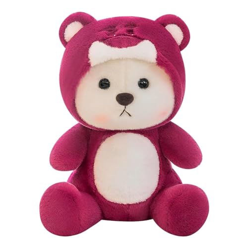 Image of Cionum Soft Plush Toy for Kids - Cute Stuffed Animal Soft Toy - Soft Cuddly Toy for Baby Boys & Girls, Return Gift & Room Decor - Hooded Hat Bear 30cm