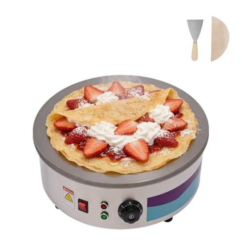 awolsrgiop Crêpière Électrique, Poele a Crepe en Fonte, Crepiere Professionnelle