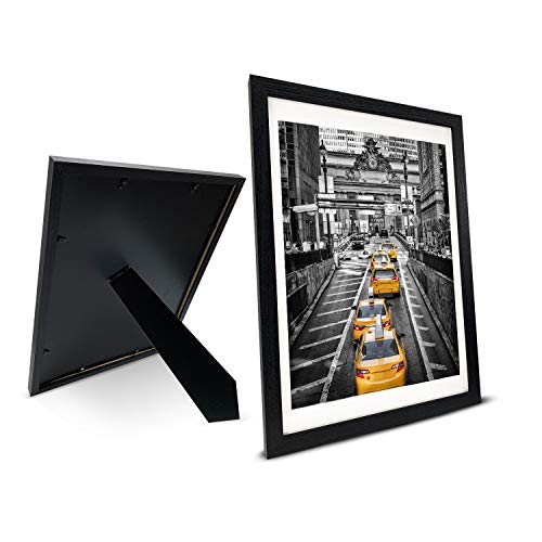 Finefrarm 12X16 Frames Display 11X14 Picture With Mat Or 12 X 16 Photo Without Mats Black Picture Frames Wall Art For Living Room And Office Wall Mounting Decor #TOP4
