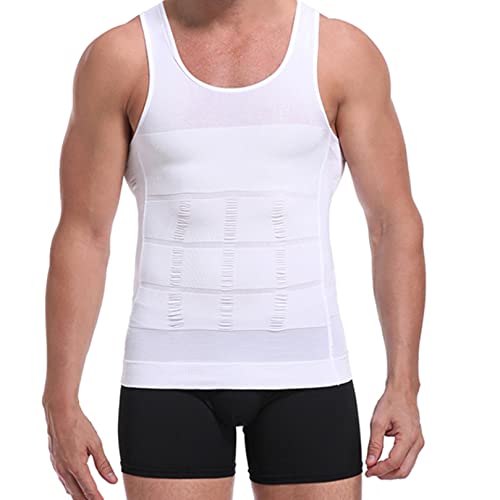 Camiseta de estiramiento ligero YRYRYW faja moldeadora de hombre sin mangas