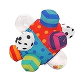Balle de préhension pour bébé - aide à développer les organes sensoriels du bébé, bon pour la communication parent-enfant, balle