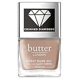 butter LONDON Patent Shine 10x Crushed Diamonds Nail Lacquer, Solitaire, 0.4 Ounce