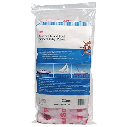 3M Marine Oil and Fuel Absorbent Bilge Pillow, 7