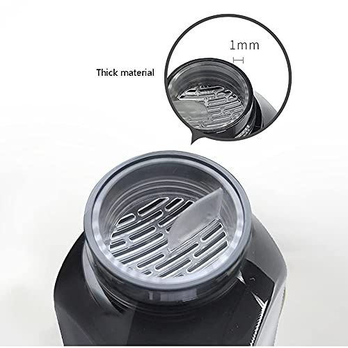 Waterfles waterfles gefilterde sportwaterfles plastic waterflessen voor camping wandelen reizen sport buitenshuis fles (kleur: wit) - Image 4