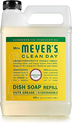 Image of Mrs. MEYER'S Dish Variety Pack Scent, 1 Dish Soap, 1 Dish Soap Refill, 2 CT