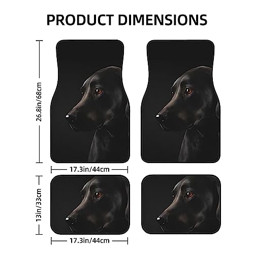 Tapis de sol voiture Labrador noir idéal pour SUV et sorties nature - 2