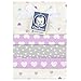 Gerber Boys and Girls Newborn Infant Baby Toddler Nursery 100% Cotton Flannel Receiving Swaddle Blanket, Purple, 5-Pack