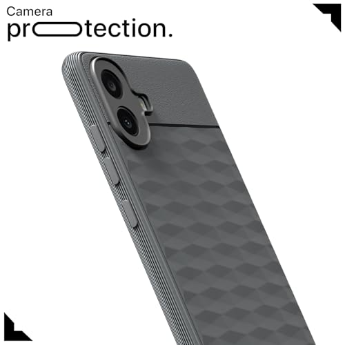 Image of Outlouders Bumper Case for CMF by Nothing Phone 1 5G | Full Camera Protection | TPU Soft Flexible Shockproof Back Cover (Grey)
