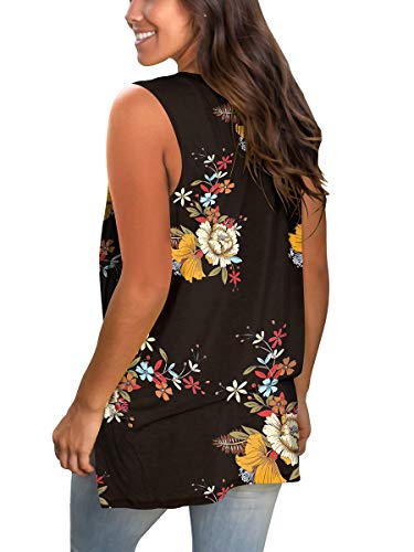 V Neck Maternity Tank Tops Summer Sleeveless Shirt For Women Plus Size Side Split Xl #TOP3