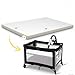 Alhuldhopia Soft Pack and Play Mattress, high Density Foam,Breathable Soft Cover,Portable and Lightweight Pack n Play Mattress,Comfortable for Baby When Playing and Sleeping