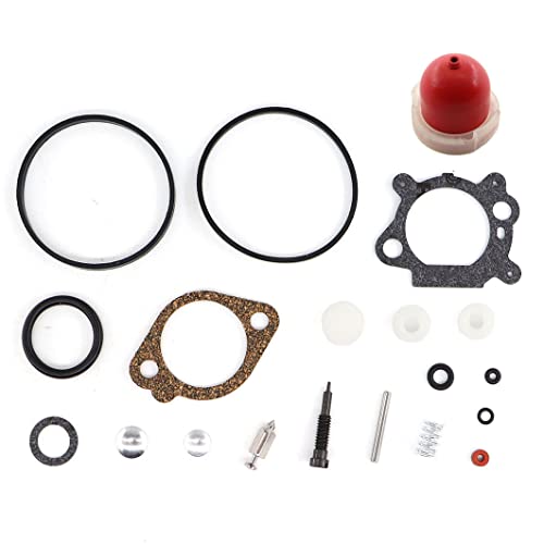 MCHNIC Kit de réparation de joint de carburateur pompe d'amorçage pour Briggs Stratton 398183...