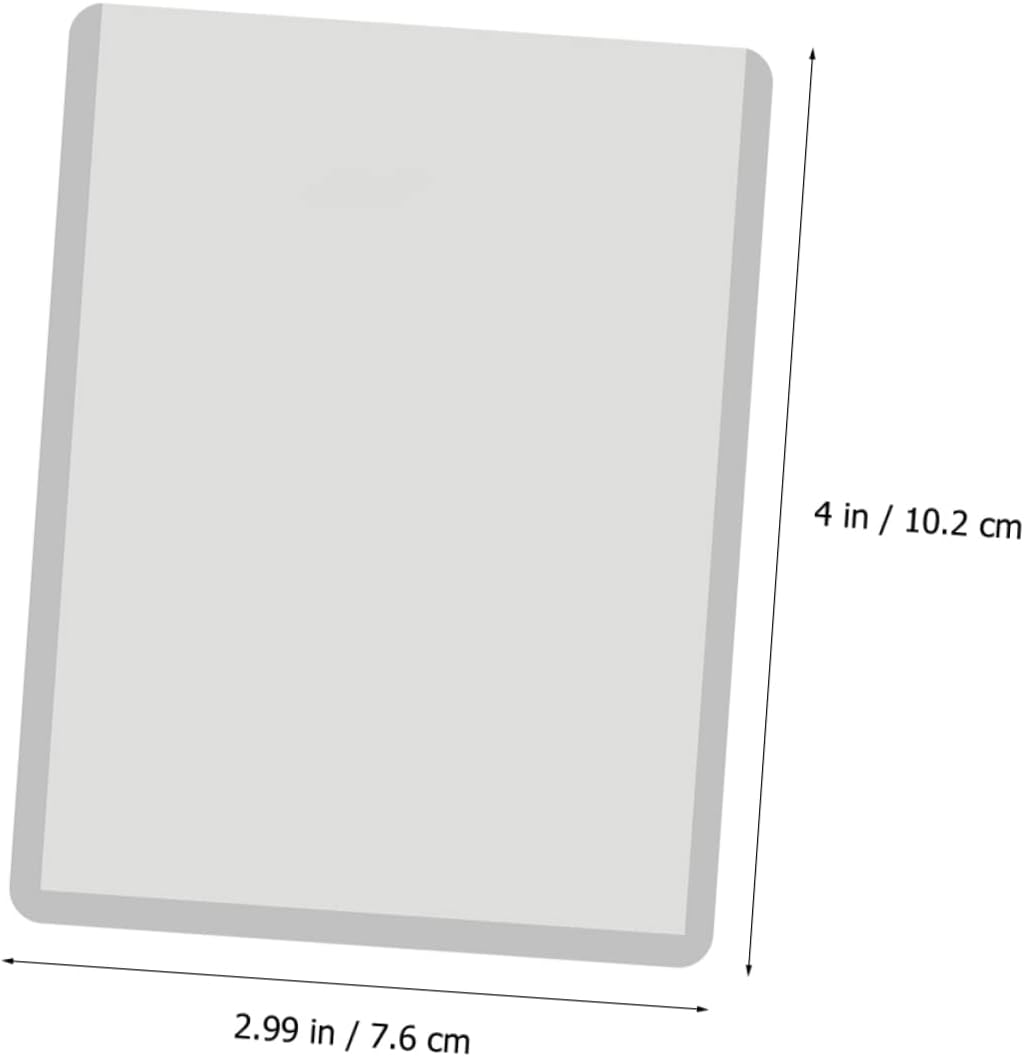 BESPORTBLE 100Pcs Protective Cards Sleeves for Game Business Postcards Easy to Use Clean Fits Standard Cards for Organizing