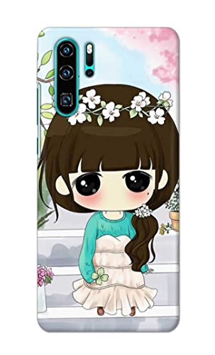 Image of PRINTFIDAA Cartoon Girl Printed Designer Hard Back Case Cover for Huawei P30 Pro,VOG-L29, VOG-L09, VOG-L04, VOG-AL00, VOG-AL10 -(SS) MVN1009