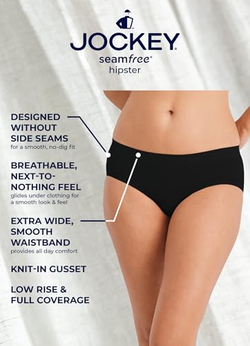 Jockey Women's Underwear Seamfree Hipster, Coral Pink, S - image 3
