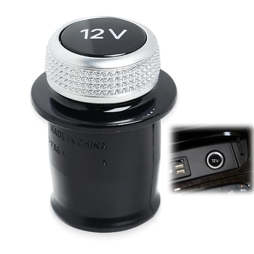 Tapa Universal para Encendedor de Cigarrillos De 12 V Cubierta Antipolvo para Encendedor De Cigarrillos De Coche para Enchufe Encendedor Cigarrillos 4H0919311 8W0919311 Repuesto para A3 A4 A6 A7 A8