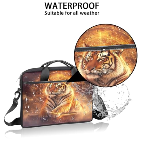 Maletín del espacio signo zodiacal Tigre para laptop 15 pulgadas miniatura 3