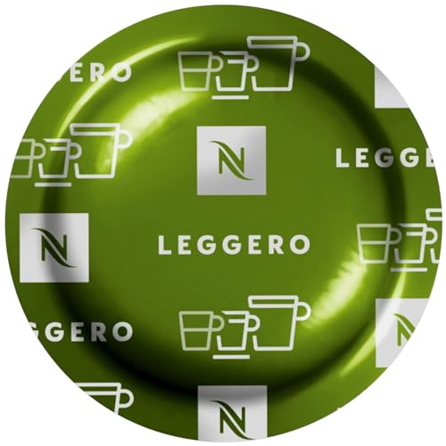 Leggero Nespresso Professional Capsules 50 Pack Light Roast Arabica Coffee Pods For use with Nespresso Pro Machines Smooth and Delicate Flavour Profile - Intensity 6