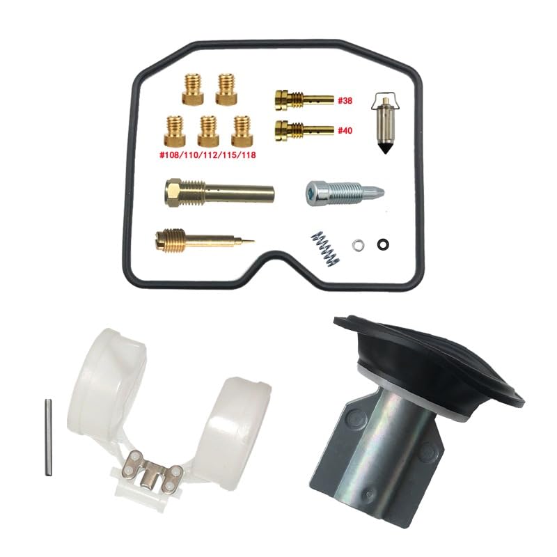 Kit de Réparation Carburateur KLF400 Bayou de qualité supérieure en laiton et pièces POM