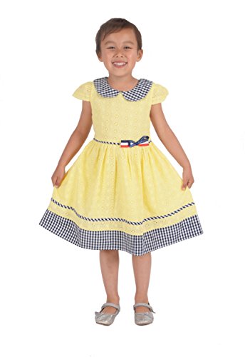Robe en coton brodé floral Cinda : finies les tenues de fête qui grattent