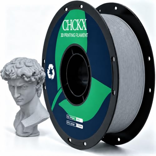 CHCKX PETG 3D Printer Filament, Dimensional Accuracy +/- 0.03 mm, 1kg Spool(2.2lbs), 1.75 mm Fit for Most 3D Printers, G