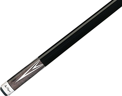 Players C-803 Classic Smoke Grey Birds-Eye Maple with White Outline Points Cue, 19-Ounce