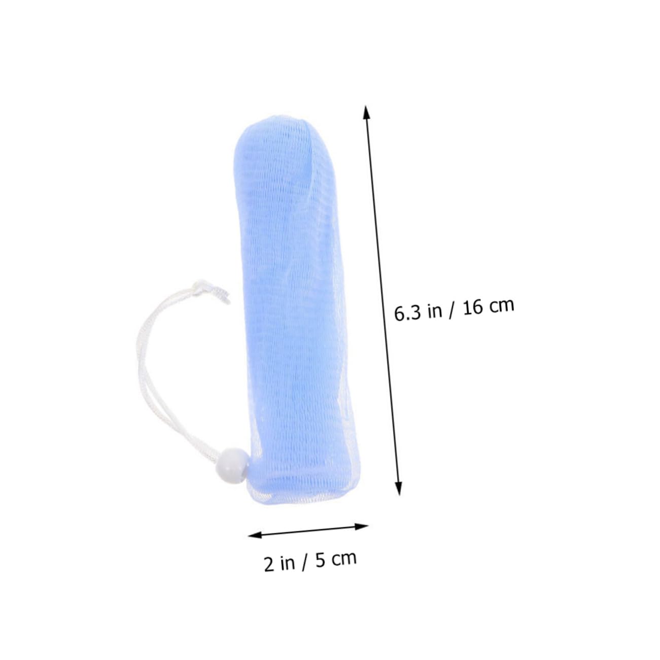 Outanaya 20pcs Exfoliating Soap Pouch Durable Mesh Foaming Nets for Gentle Face Washing Makeup Removal and Quick Drying for Handmade and Cosmetic