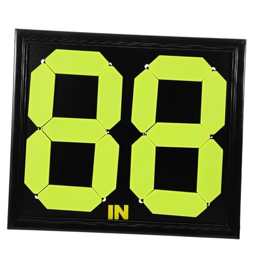 BESPORTBLE Football Replacement Card Foosball Table Replacement Parts Football Referee Yard Marker Soccer Referee Kit Football Down Marker Football Training Counter Football Things Black