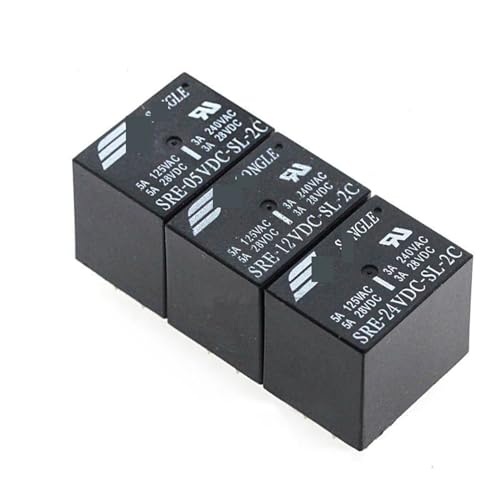 Relés SRE-12VDC-SL-2C de 8pin para conmutación estable de 3A 2