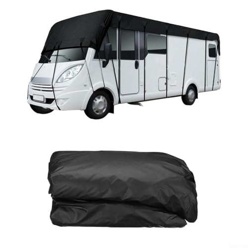 Bâche de toit imperméable pour camping-cars et camions de 5-8 m, matériau Oxford 210D, protection efficace contre la neige et la pluie, bâche toutes...