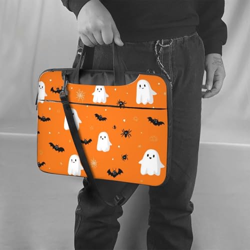 Cartoon Ghost Bat Maletín para Portátil 14 Pulgadas Impermeable miniatura 2