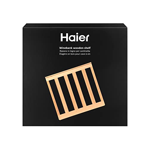Preisvergleich Produktbild Haier Holzregal-Einsatz Weinkühlschränke - Lagerung Für Weinflaschen - Kompatibel Mit WS59GAE, WS53GDA, WS30GA - Elegantes Und Qualitativ Hochwertiges Design - Originalzubehör - HAWCSH46