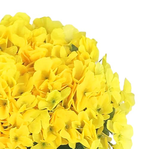 Evoio Hanging Artificial Violet Ivy Flowers 2 Packs Hanging Flowers Plant For Outside Outdoor Patio Garden Porch Wedding Home Decorations (Yellow) #TOP1